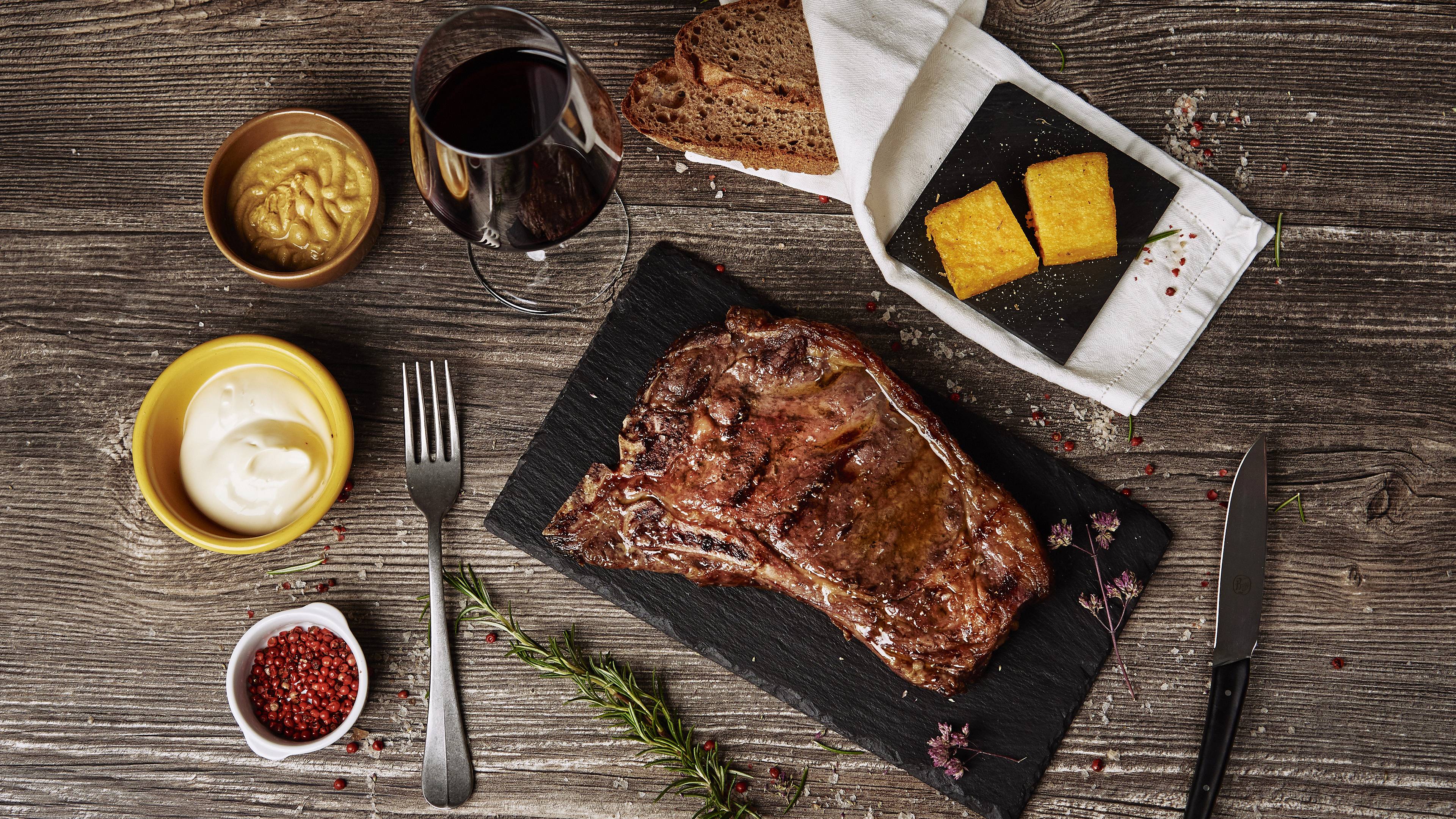 Tagliata e polenta di Beura